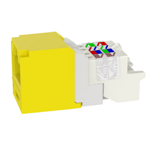 22-26 AWG Mini-Com RJ45 TP Style Cat6 Plus UTP Jack Module ABS CJ688TPYL