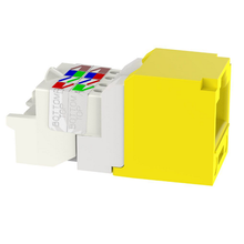 22-26 AWG Mini-Com RJ45 TP Style Cat6 Plus UTP Jack Module ABS CJ688TPYL
