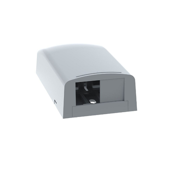 2 Port Mini-Com Surface Mount Boxe Elongated ABS CBX2IG-AY