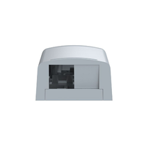 2 Port Mini-Com Surface Mount Boxe Elongated ABS CBX2IG-AY