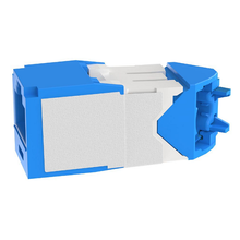 22-26 AWG Mini-Com Cat6A Left/Right 45 Angle Jack Module TG Style RJ45 CJLR6X88TGBU