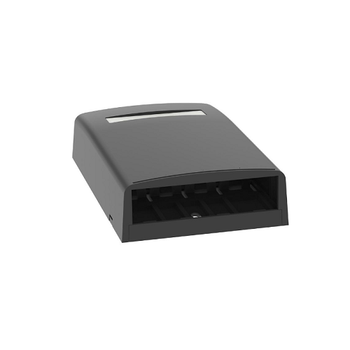 4 Port Mini-Com Surface Mount Boxe Elongated ABS CBX4BL-AY