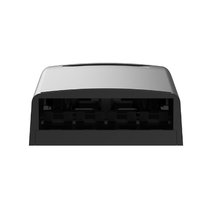 4 Port Mini-Com Surface Mount Boxe Elongated ABS CBX4BL-AY