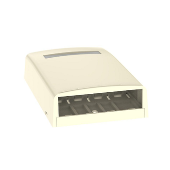 4 Port Mini-Com Surface Mount Boxe Elongated ABS CBX4EI-AY