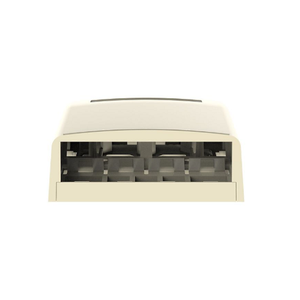4 Port Mini-Com Surface Mount Boxe Elongated ABS CBX4EI-AY