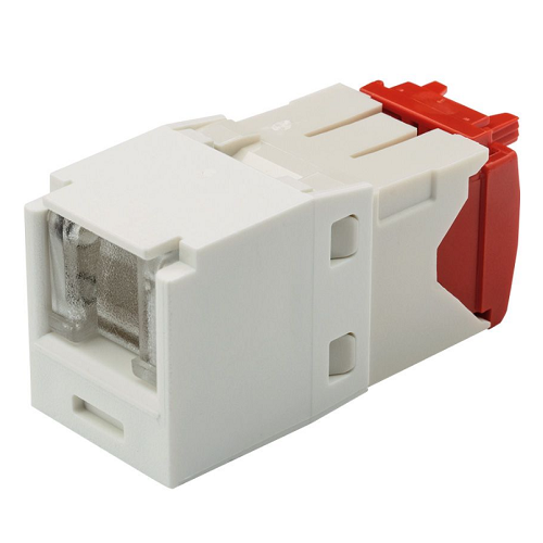 22-26 AWG Mini-Com Cat5e Shuttered Jack Module RJ45 TG Style CJH5E88TGAW