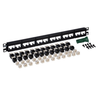 24 Port Mini-Com Cat6 Modular Patch Panel Kit CRS 1RU CPPK6G24WBL