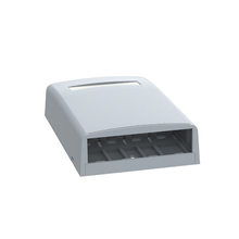 4 Port Mini-Com Surface Mount Boxe Elongated ABS CBX4IG-AY