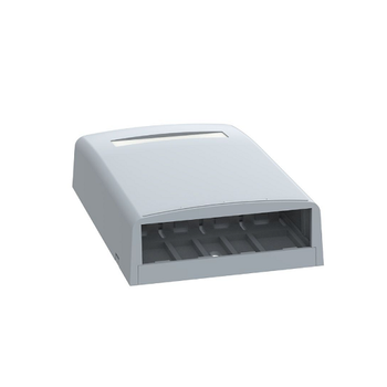 4 Port Mini-Com Surface Mount Boxe Elongated ABS CBX4IG-AY