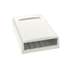4 Port Mini-Com Surface Mount Boxe Elongated ABS CBX4IW-AY