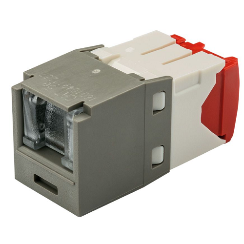 22-26 AWG Mini-Com Cat5e Shuttered Jack Module RJ45 TG Style CJH5E88TGIG