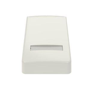 4 Port Mini-Com Surface Mount Boxe Elongated ABS CBX4IW-AY