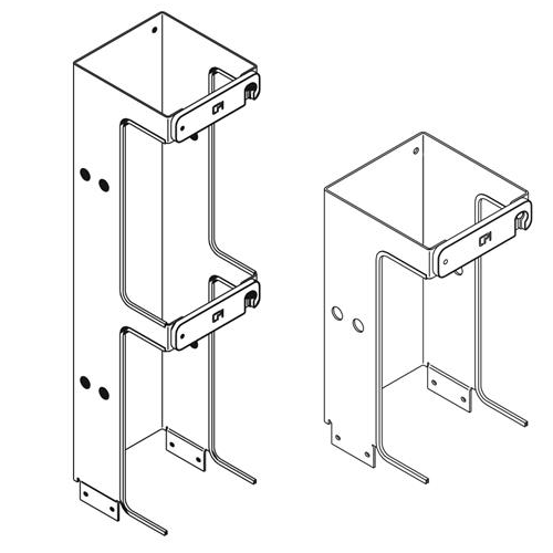 Single Sided Vertical Cabling Section Extensions 11584-701