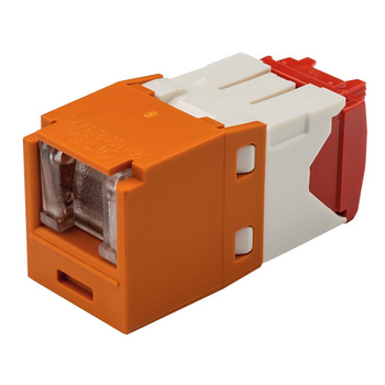 22-26 AWG Mini-Com Cat5e Shuttered Jack Module RJ45 TG Style CJH5E88TGOR