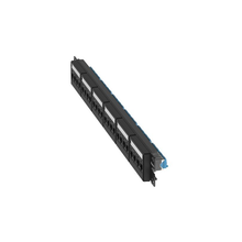 24 Port Mini-Com Cat6A Modular Patch Panel Kit CRS 1RU CPPKL6ATG24WBL