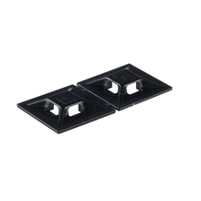 0.75x0.75 4 Way Cable Tie Mount UV ABS Acrylic Adhesive Tape ABMM-AT-C0 (Pack of 100)