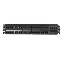 48 Port Mini-Com Cat6A Modular Patch Panel Kit CRS 2RU CPPKL6ATG48WBL