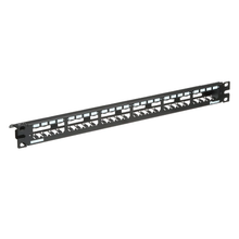 Mini-Com All Metal Patch Panel Strain Relief Bar Flat Shielded