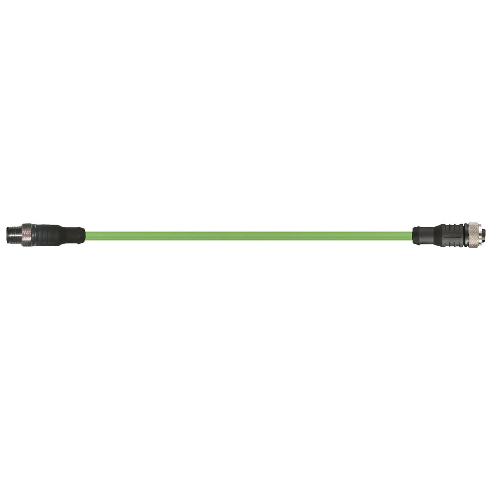 Igus MAT9841544 26/2P 22/2C DriveCliq Full Thread M23 A / Round Plug Socket B Connector PUR Siemens i6FX8002-2DC34-1BF0(15m) Ext Signal Cable