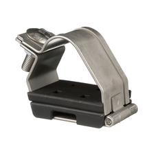 50-57mm Trefoil Cable Cleat 316L Stainless Steel TR Clamp 1Hole M8 Mount CCSSTR5057-X (Pack of 10)