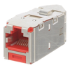 1 Port 22-26 AWG Mini-Com Cat6A Plus 45 Angled Jack Module TG Style Shielded RJ45 CJSLR6X88TGRDY