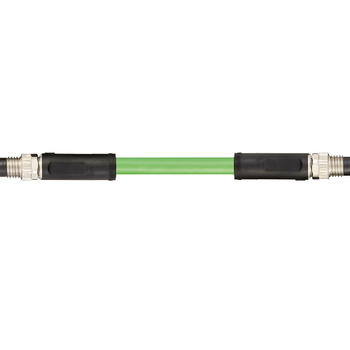Igus MAT904125471 22 AWG 2P M8 Pin Straight A/B Connector PVC Industrial Profinet Cable