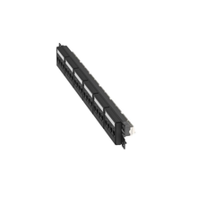 24 Port Mini-Com Cat6A Modular Patch Panel Kit CRS 1RU CPPKL6G24WBL