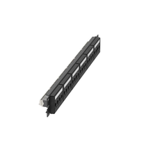 24 Port Mini-Com Cat6A Modular Patch Panel Kit CRS 1RU CPPKL6G24WBL