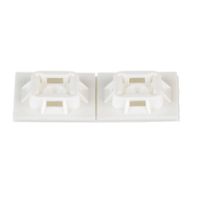 1x1 4 Way Cable Tie Mount Nylon 6.6 Acrylic Adhesive Tape ABM100-AT-D (Pack of 500)