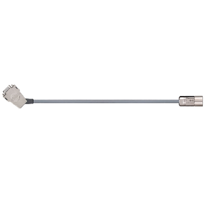 Igus MAT9640001 (3x(2x0.25))C 12-Pin Female Intercontec/9-Pin Male DSUB Connector PVC B&R i8CRxxx.12-1 Resolver Cable