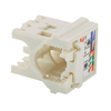 22-26 AWG Mini-Com Cat6 Right Angle Wire Cap TG Style UTP Module CJRCAPIW