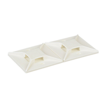 2x2 4 Way Cable Tie Mount Nylon 6.6 Acrylic Adhesive Tape ABM4H-AT-L (Pack of 50)