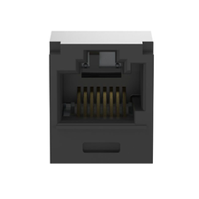 Mini-Com Cat6A Keyed Jack Module TG Style UTP RJ45