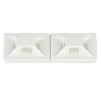 1x1 4 Way Cable Tie Mount ABS Acrylic Adhesive Tape ABM2S-AT-D (Pack of 500)