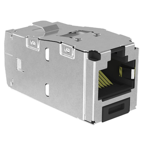 1 Port 22-26 AWG Mini-Com Cat6A 10Gig Jack Module Shielded TG Style RJ45 CJS6X88TGY-24 Pack of 24