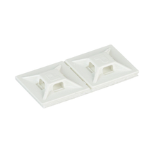 1x1 4 Way Cable Tie Mount ABS Rubber Adhesive Tape ABM2S-A-C (Pack of 100)