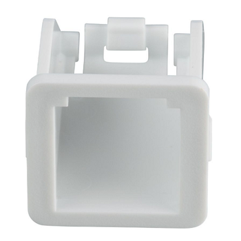 1 Port Mini-Com Flat Adapter Snap ABS CMNZAWH-X (Pack of 10)