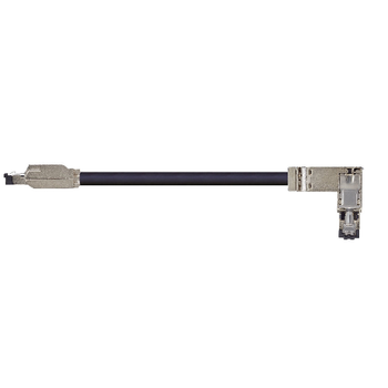 Igus CAT9661016 22 AWG 2P RJ45 Metal A / RJ45 Metal Angled B Connector Siemens PUR Harnessed Profinet Cable