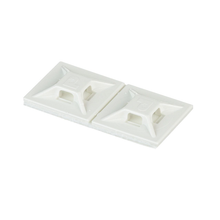 1x1 4 Way Cable Tie Mount ABS Rubber Adhesive Tape ABM2S-A-C (Pack of 100)