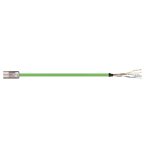 Igus MAT9941763 (3x(4x0.14)+(2x0.14+2x0.34)+2x1.5)C DIN Type 4 Connector Allen Bradley 2090-XXNFMF-Sxx Feedback Cable