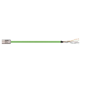 Igus MAT9841770 (3x(4x0.14)+(2x0.14+2x0.34)+2x1.5)C DIN Type 4 Connector Allen Bradley 2090-XXNFMF-Sxx Feedback Cable