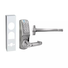 Gate Panic Hardware Kit Brushed Steel CL5000