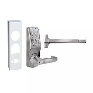 Gate Panic Hardware Kit Brushed Steel CL5000