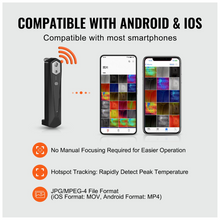 Thermal Imaging Camera for Android & IOS 256 x 192 IR Resolution 25Hz Refresh Rate