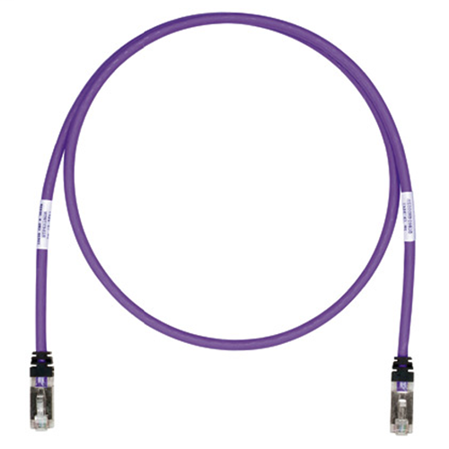 26 AWG Category 6A Shielded Patch Cord Violet STP6X13VL