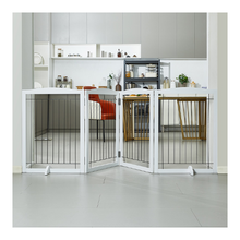 dog gate white