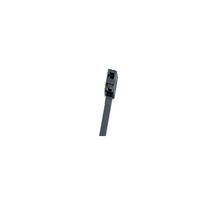 Double Loop Cable Tie High Heat 50lb Pan-Ty Black PLB2S-M30 (Pack of 1000)