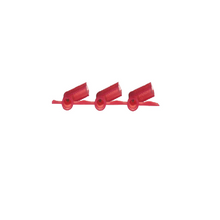 18-22 AWG 250 x 032 Tab Disconnects Red Nylon DNFR18250FIB-KD (Pack of 1500)