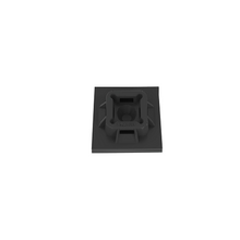 Cable Tie Mount Black UV PA6.6 Acrylic Adh ABM100-AT-D0 (Pack of 500)