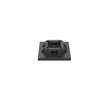 Cable Tie Mount Black UV PA6.6 Acrylic Adh ABM100-AT-D0 (Pack of 500)